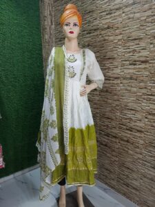 Designer Cotton Frock Suit