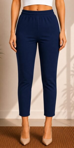 Ankle Length Laggings Navy Blue
