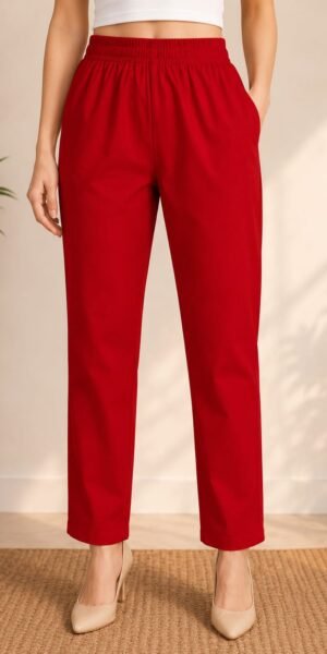 Premium Cotton Paint Red colour