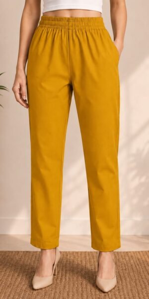 Premium Cotton Paint Mustard colour