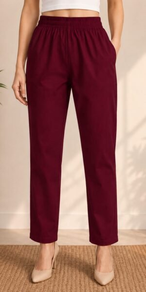 Premium Cotton Paint Maroon Colour