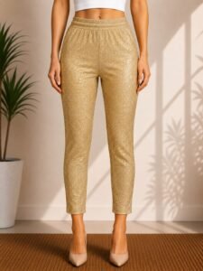 Ankle Length Laggings Medium Gold