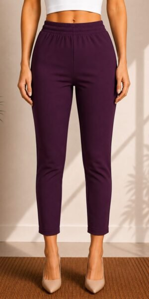 Ankle Length Laggings Burgundy