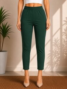 Ankle Length Laggings Pak. Green
