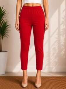 Ankle Length Laggings Red