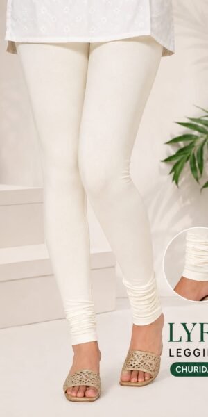 Premium Churidar Leggings white