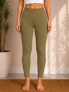 Ankle Length Laggings Beige
