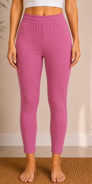 Ankle Length Laggings Light Fushia