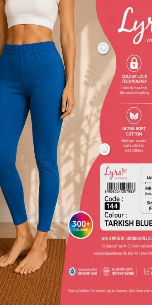 Ankle Length Laggings Tarkish Blue