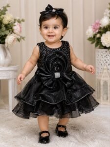Elegant Party Wear Frock for Baby Girls