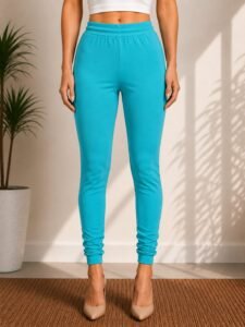 Premium Churidar Leggings - Aqua green