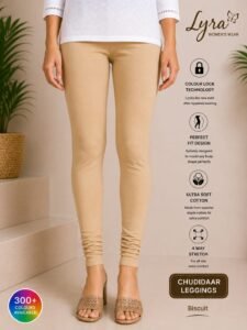 Premium Churidar Leggings - Biscuit
