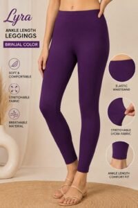 Ankle Length Laggings Brinjal