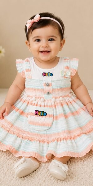 Soft cotton Frock for Baby Girls