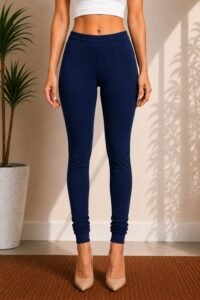 Premium Churidar Leggings -Navy Blue