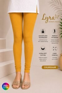 Premium Churidar Leggings -Turmeric