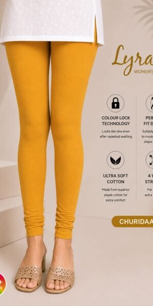 Premium Churidar Leggings -Turmeric