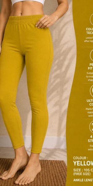 Ankle Length Laggings Yallow Gold